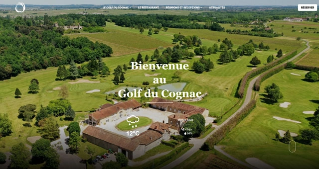 Réalisation golfducognac.fr